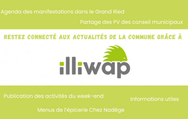 Suivez notre actualité sur notre station Illiwap !